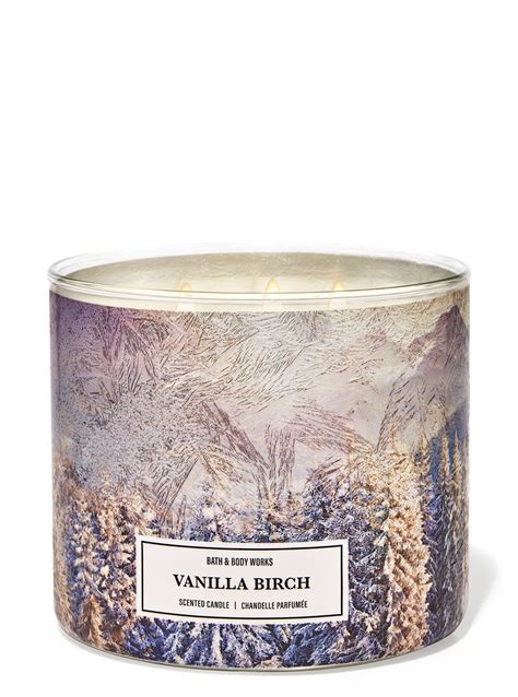 vanilla birch 3 wick candle.